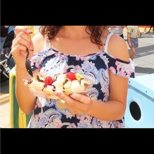 The Children’s Place Floral Cold Shoulder Top